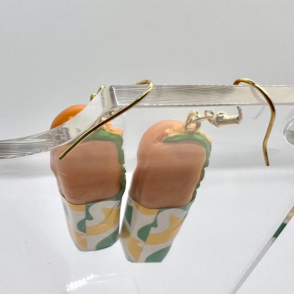 Subway Footlong Sub Sandwich Mini Brands Earrings - Chicken Sandwich - Picture 6 of 9